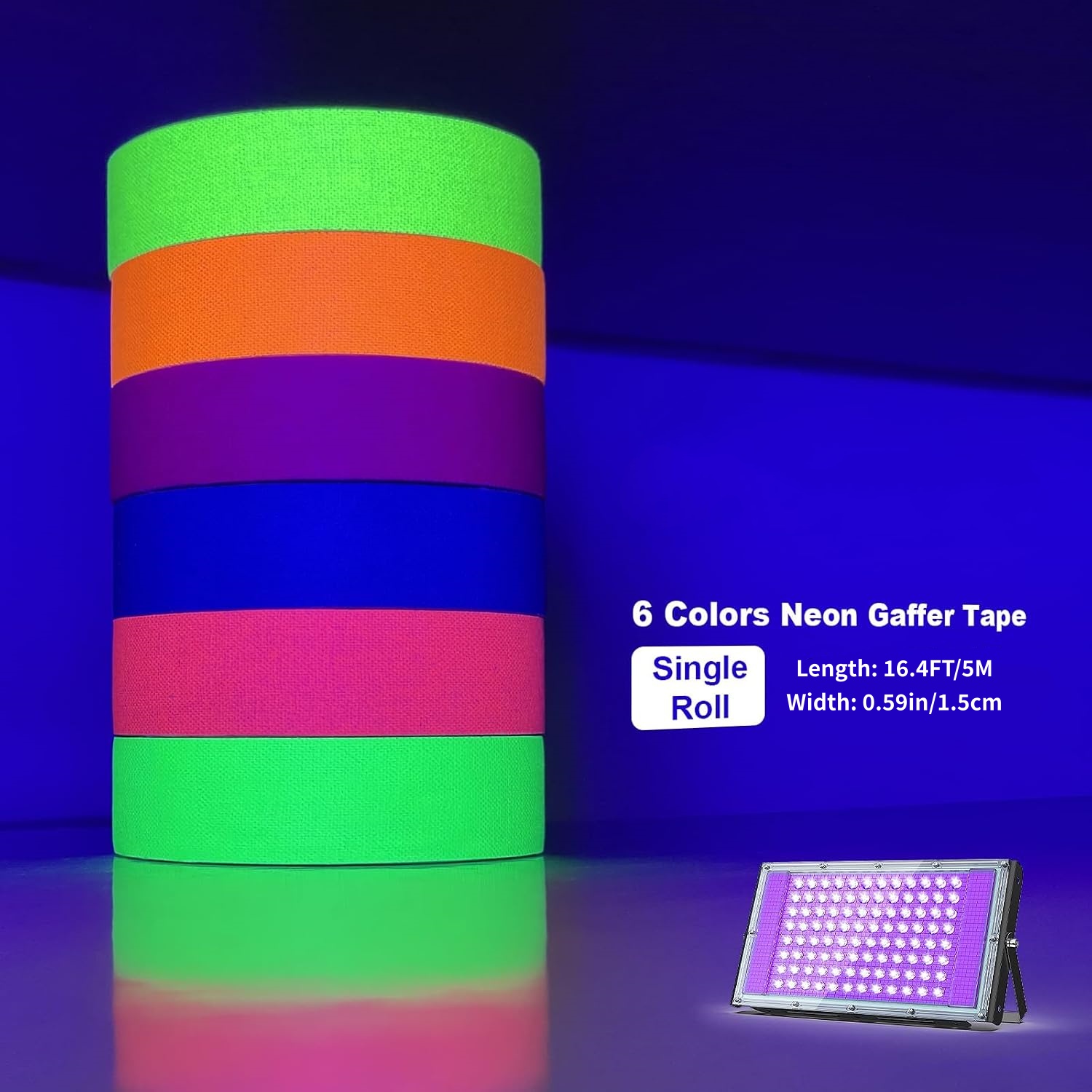 Woodworking Uv Light - Nastro in tessuto con luce al