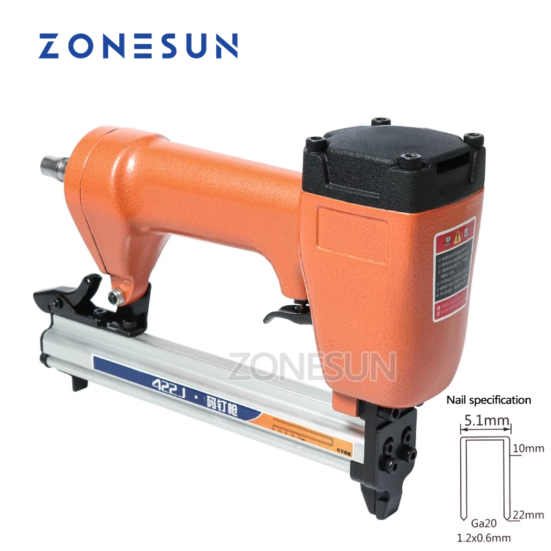Woodworking Nail Gun - ZONESUN 422J Ga20 Chiodatrice Pneumatica Micro