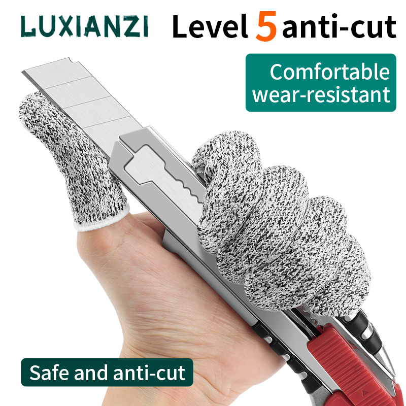 Woodworking Gloves - LUXIANZI 5/10 pz Anti-cut Finger culle
