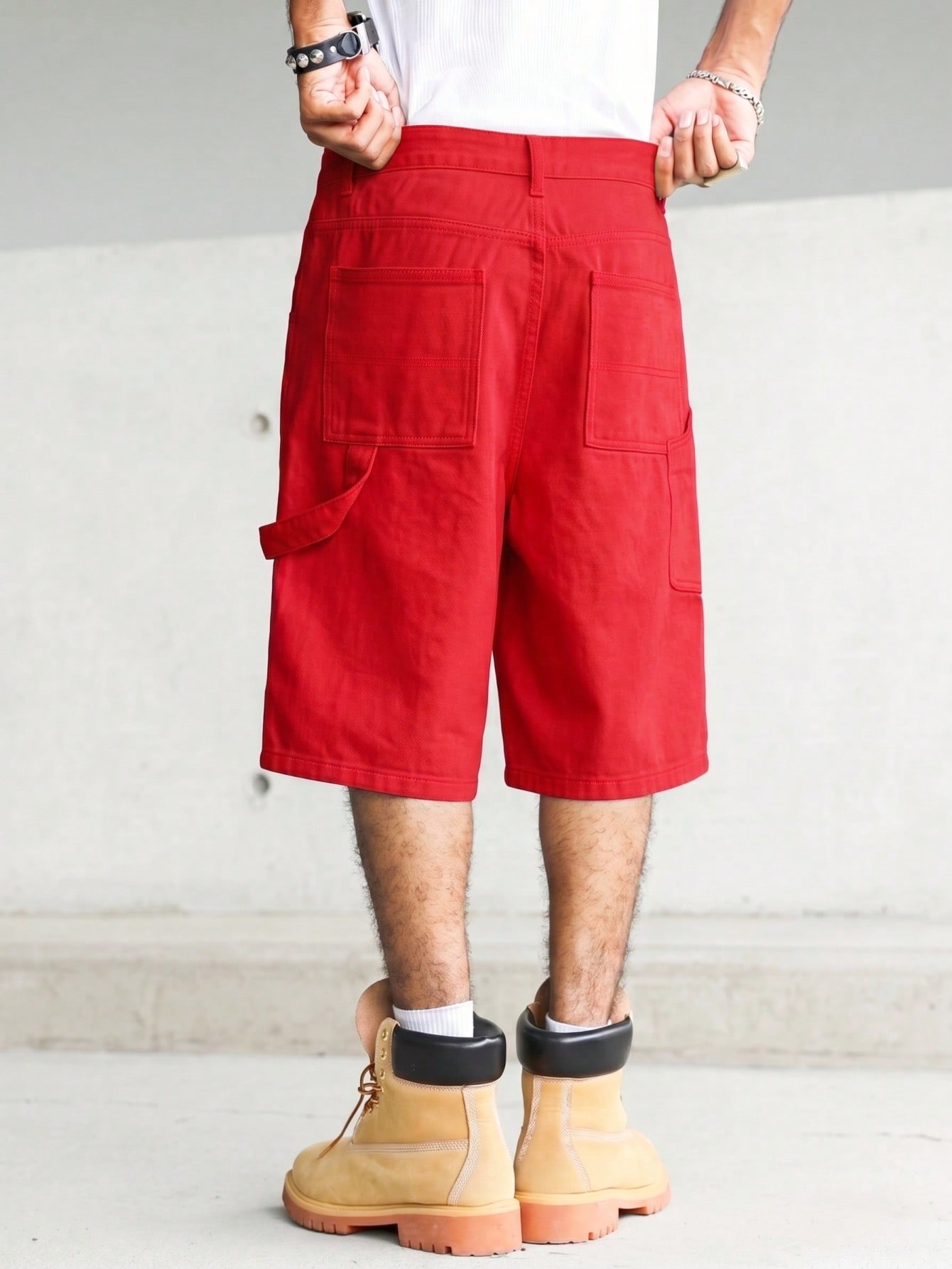 Pantaloncini da lavoro in deni - Woodworking Overalls recensione e prezzo