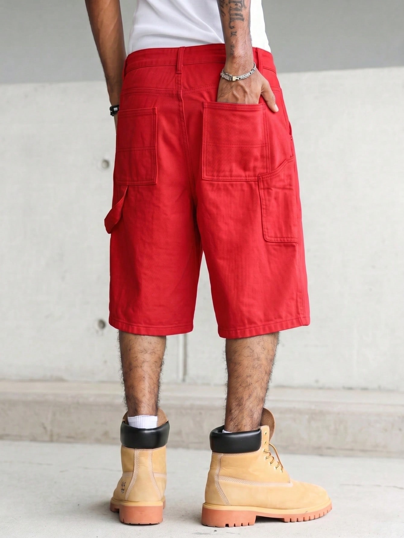 Pantaloncini da lavoro in deni - Woodworking Overalls recensione e prezzo