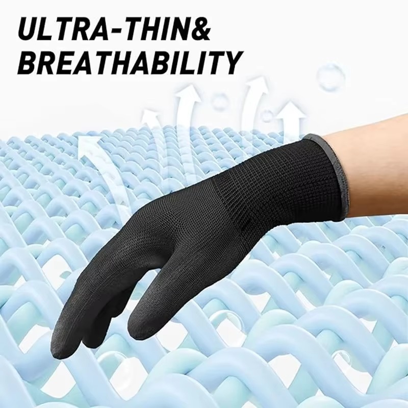 5 paia di guanti in nylon PU c - Woodworking Gloves recensione e prezzo
